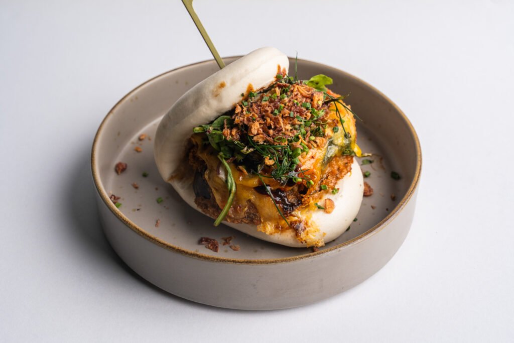 Katsu Eggplant Bao at The Joint Bar Melbourne